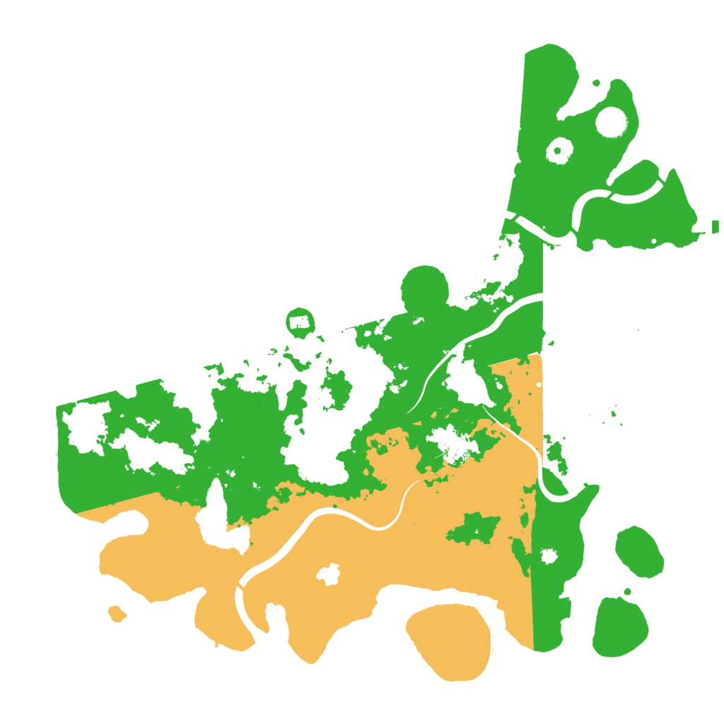 Biome Rust Map: Procedural Map, Size: 4100, Seed: 892387663