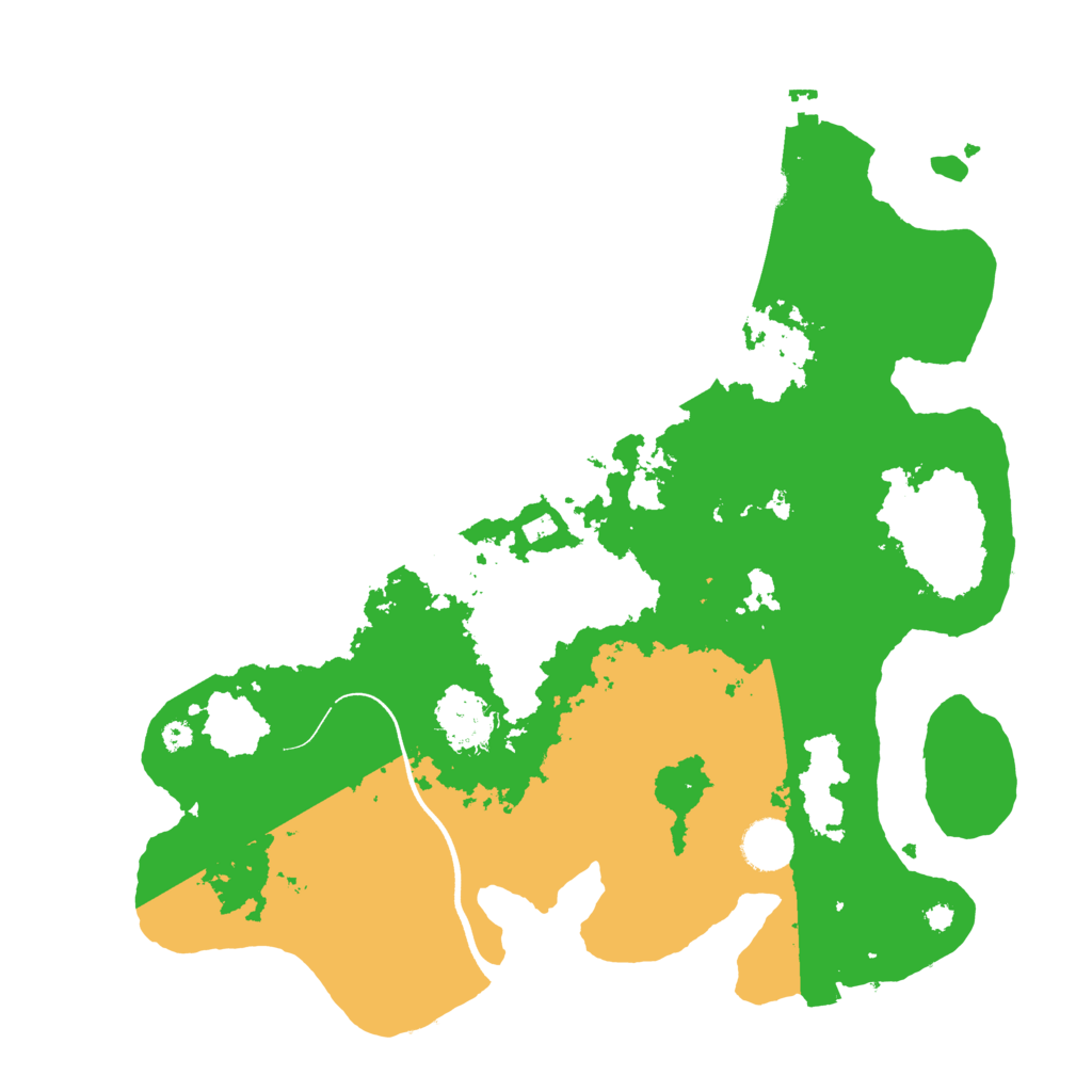 Biome Rust Map: Procedural Map, Size: 3700, Seed: 2091480342