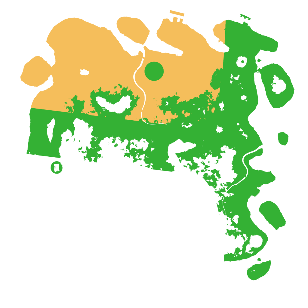 Biome Rust Map: Procedural Map, Size: 4250, Seed: 898661857