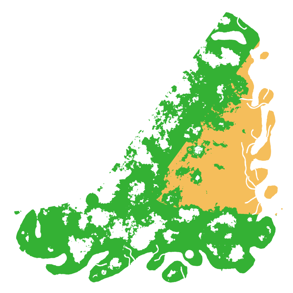 Biome Rust Map: Procedural Map, Size: 6000, Seed: 94190