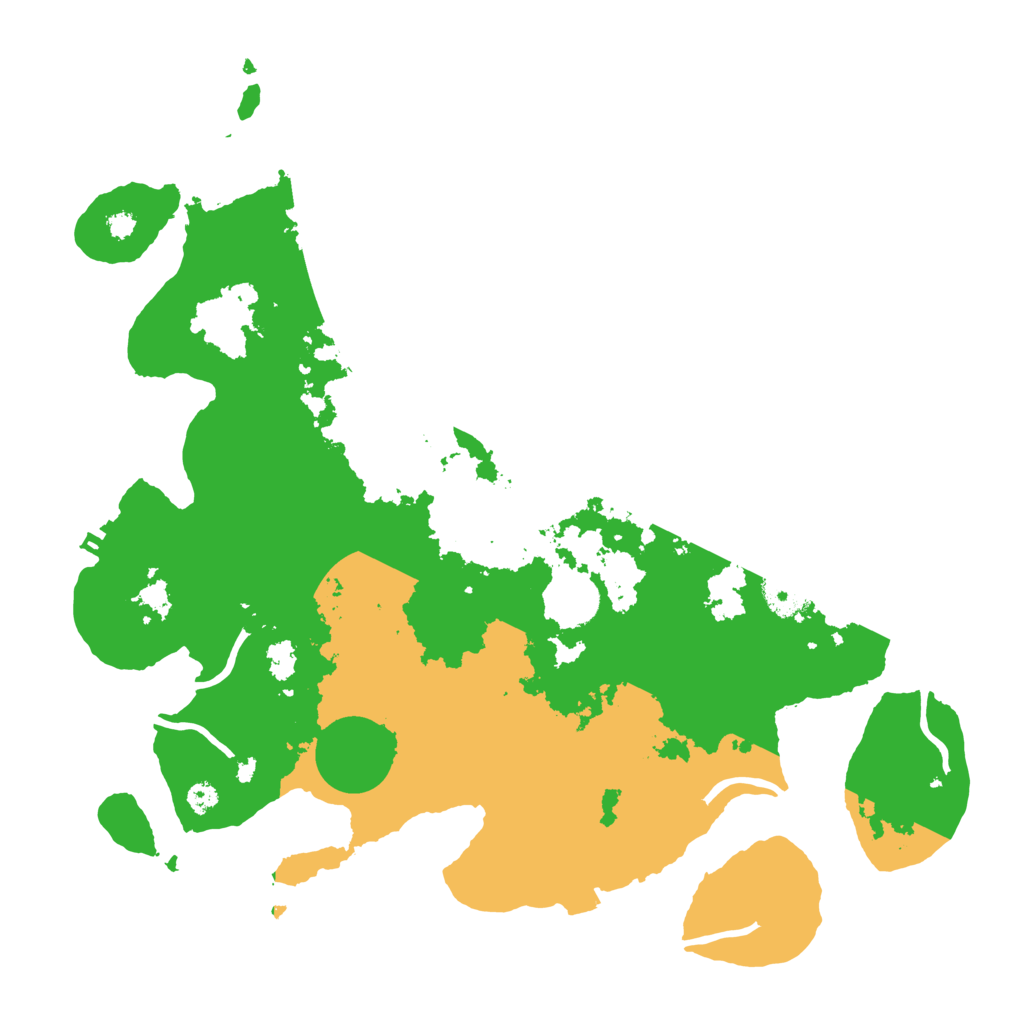 Biome Rust Map: Procedural Map, Size: 3500, Seed: 687829