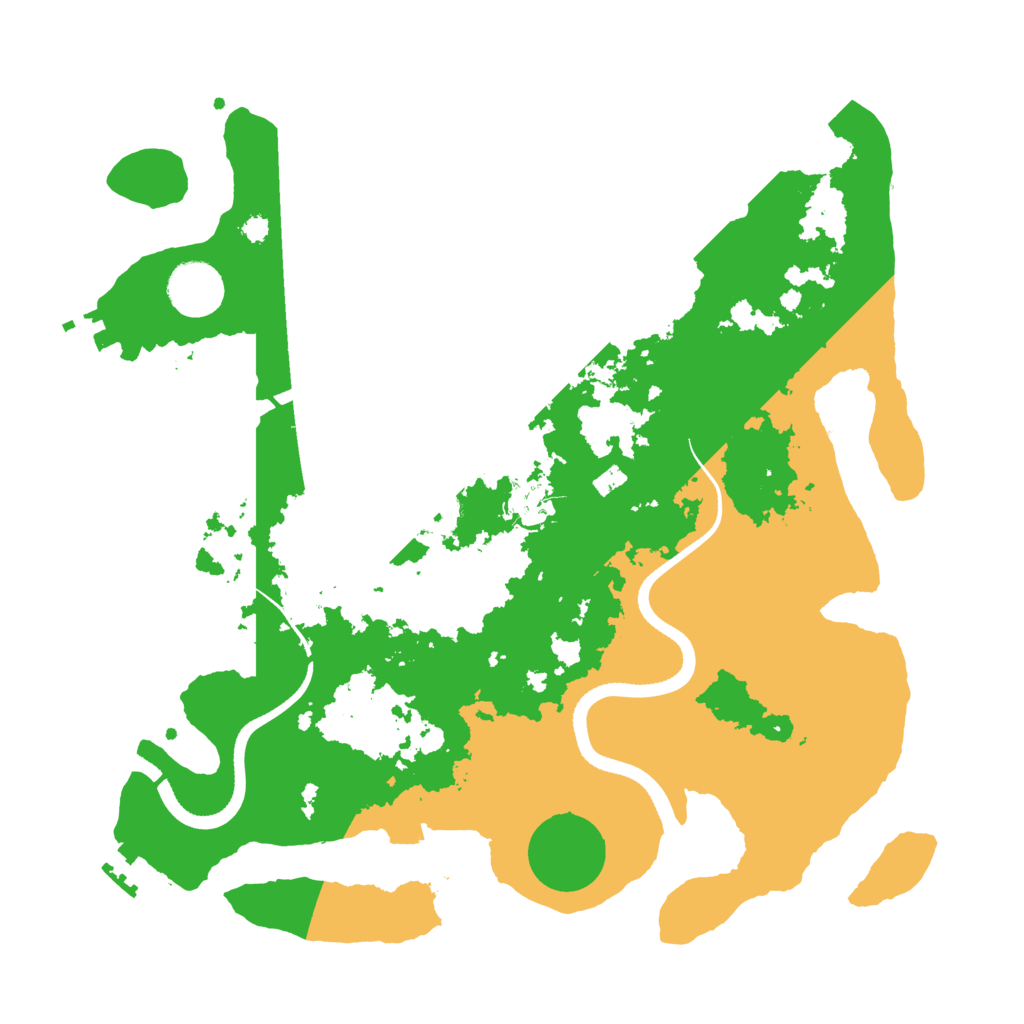 Biome Rust Map: Procedural Map, Size: 3500, Seed: 705803920