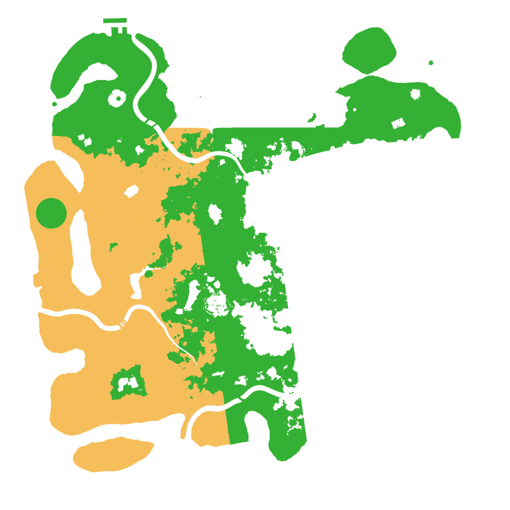 Biome Rust Map: Procedural Map, Size: 4400, Seed: 913687722