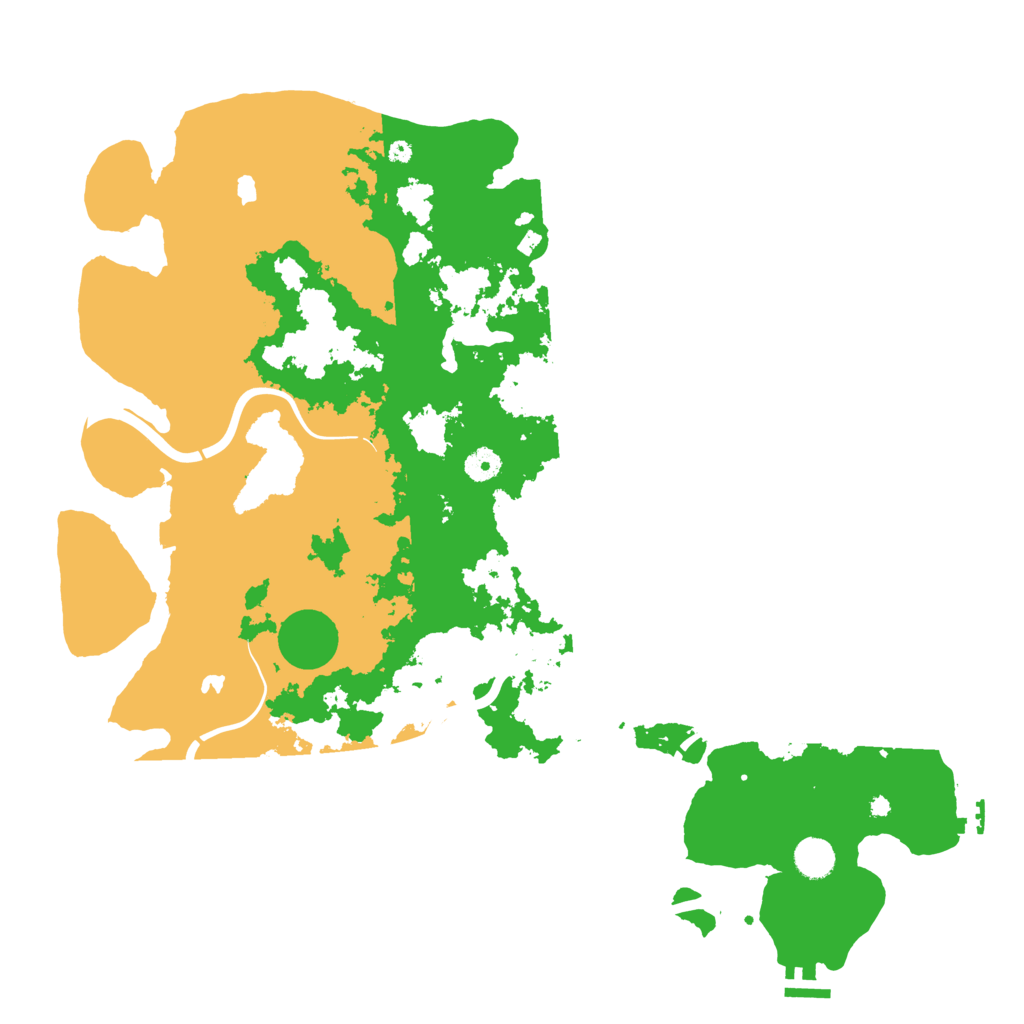 Biome Rust Map: Procedural Map, Size: 4500, Seed: 97625