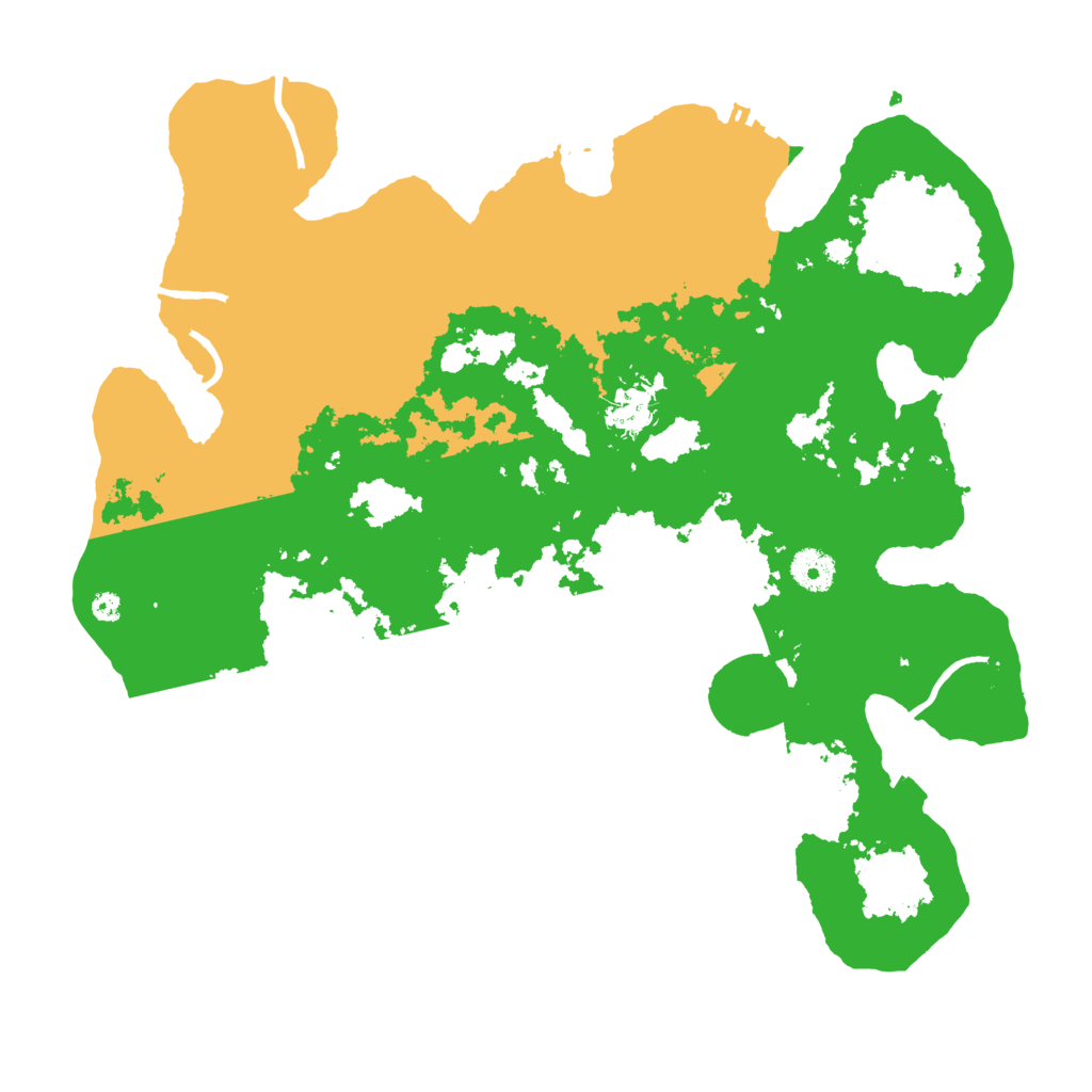 Biome Rust Map: Procedural Map, Size: 3800, Seed: 9849403