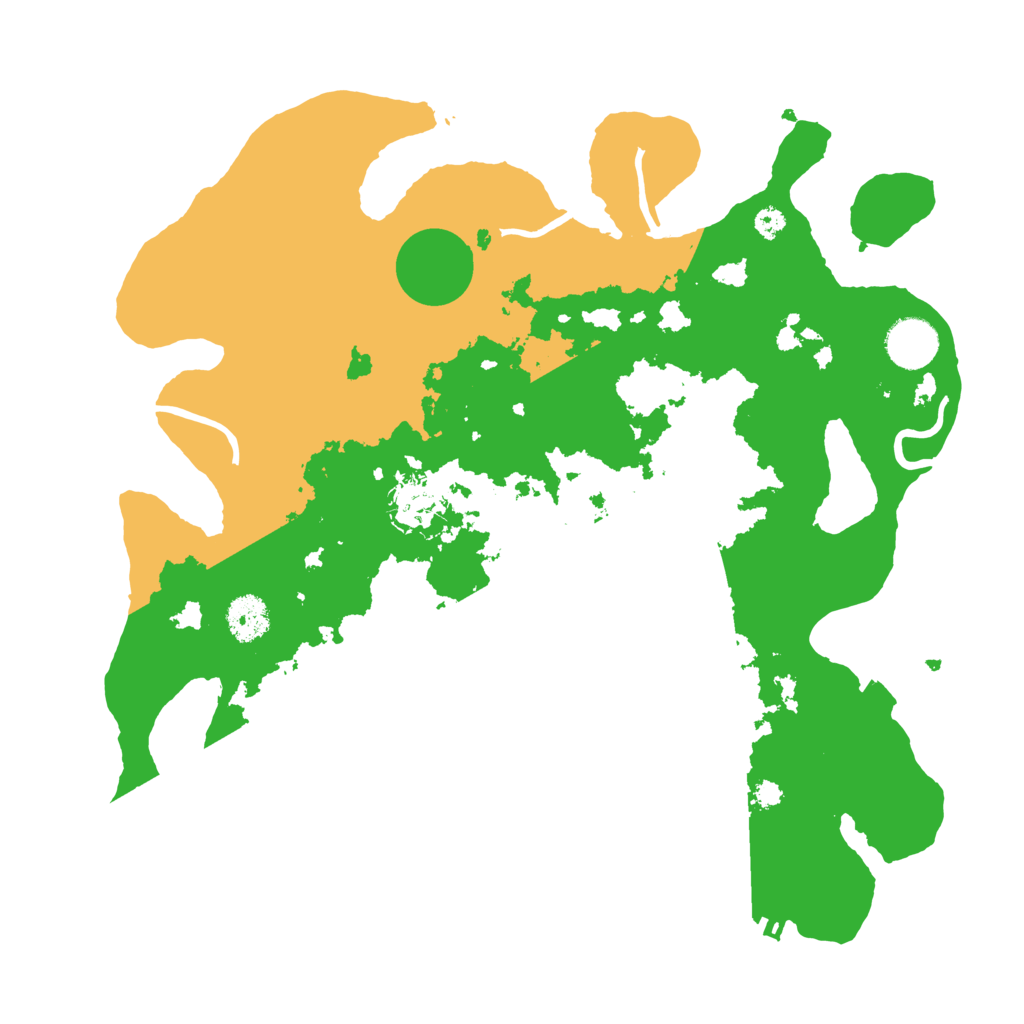 Biome Rust Map: Procedural Map, Size: 3500, Seed: 24554670