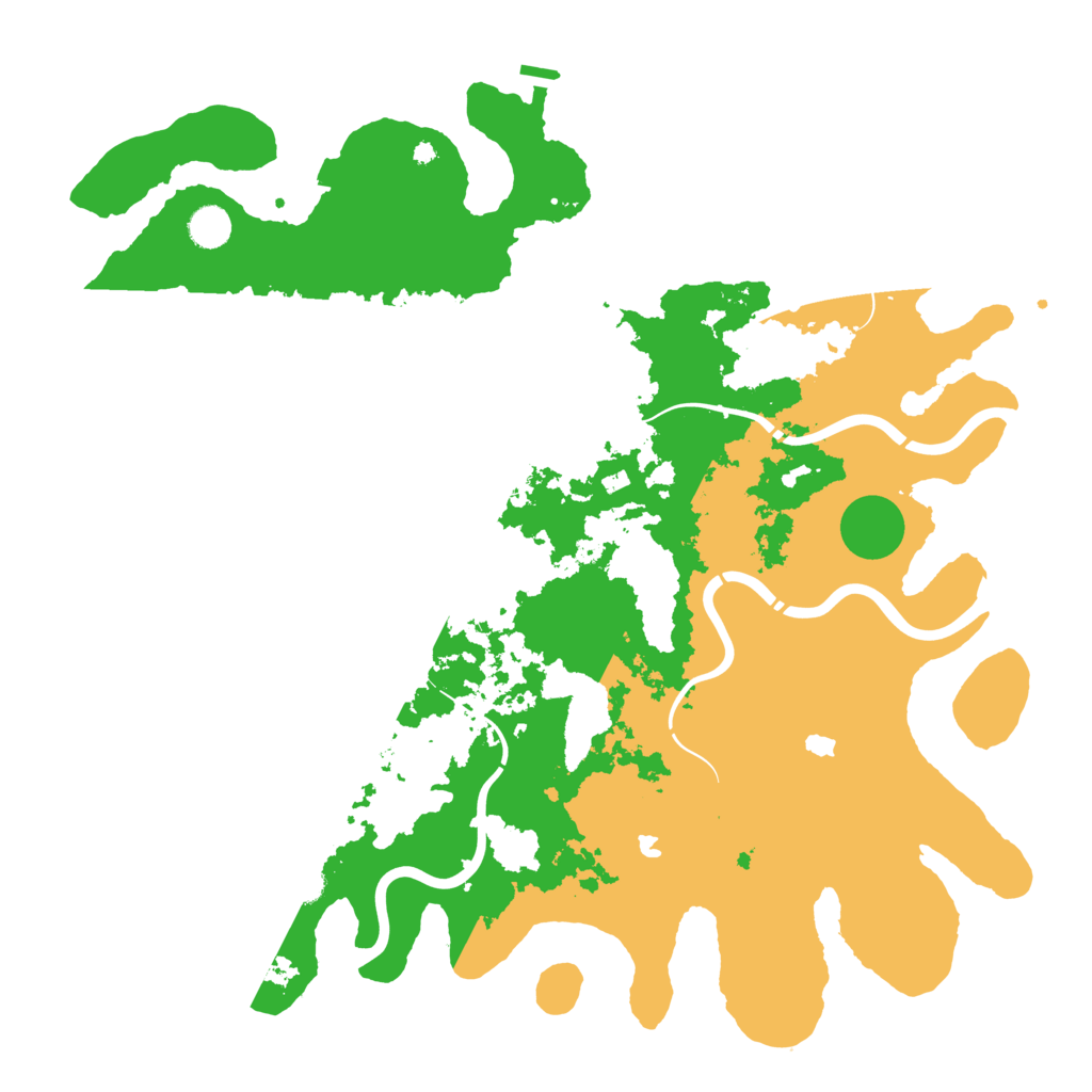 Biome Rust Map: Procedural Map, Size: 4500, Seed: 1098412452