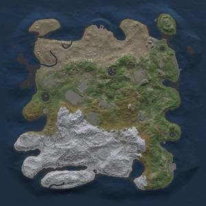 Thumbnail Rust Map: Procedural Map, Size: 3500, Seed: 903470682, 16 Monuments