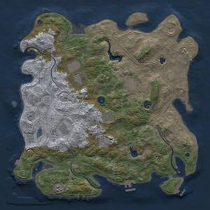 Thumbnail Rust Map: Procedural Map, Size: 4250, Seed: 759021826, 15 Monuments