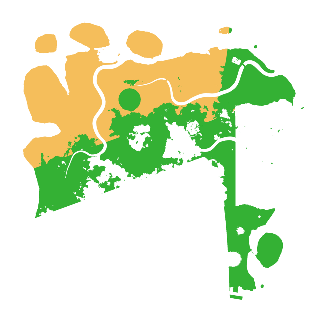 Biome Rust Map: Procedural Map, Size: 3750, Seed: 393047218