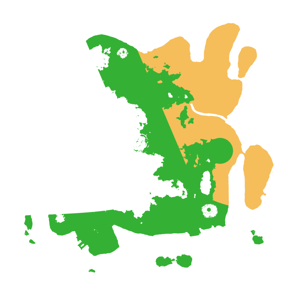Biome Rust Map: Procedural Map, Size: 3000, Seed: 23686963