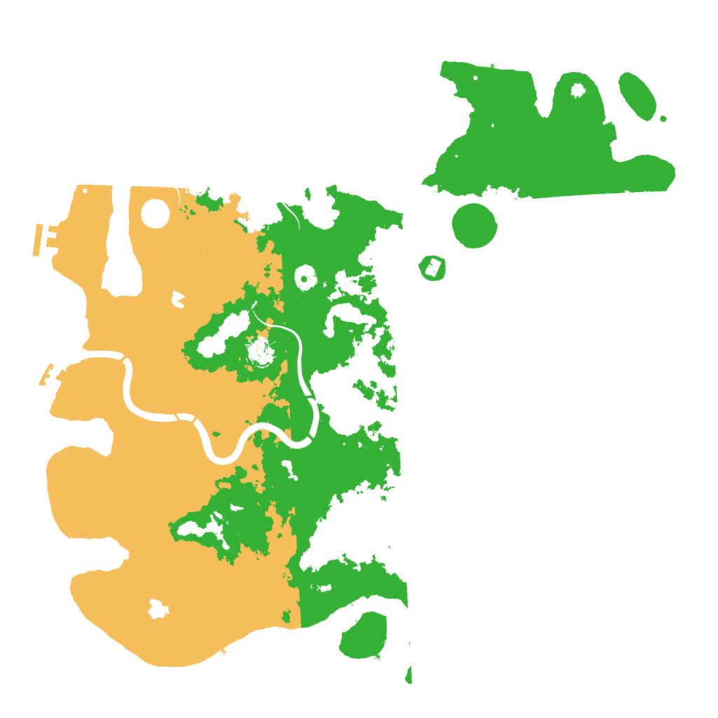Biome Rust Map: Procedural Map, Size: 4500, Seed: 1687