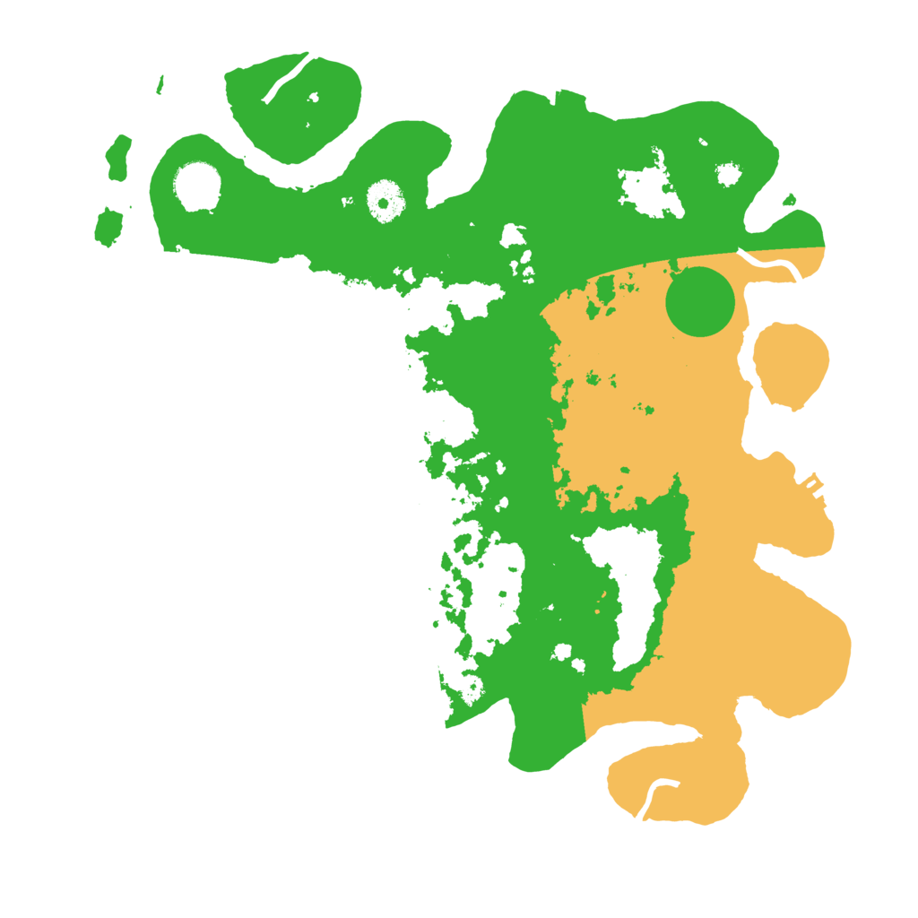 Biome Rust Map: Procedural Map, Size: 3500, Seed: 502862730