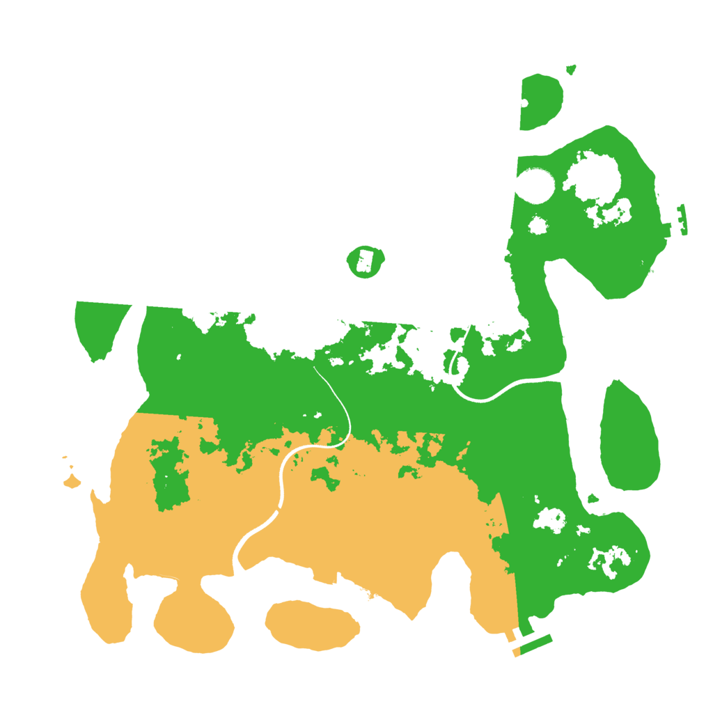 Biome Rust Map: Procedural Map, Size: 3500, Seed: 212550534