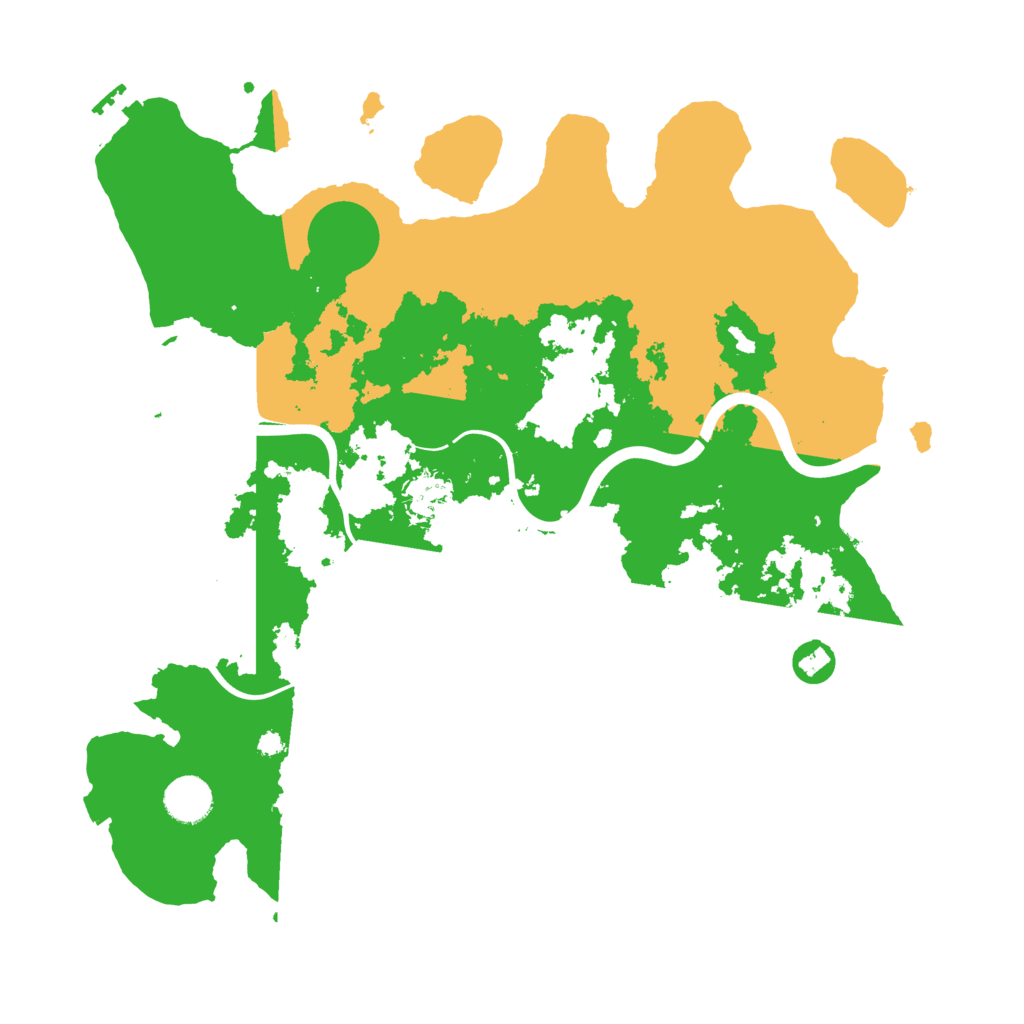 Biome Rust Map: Procedural Map, Size: 3800, Seed: 329982062