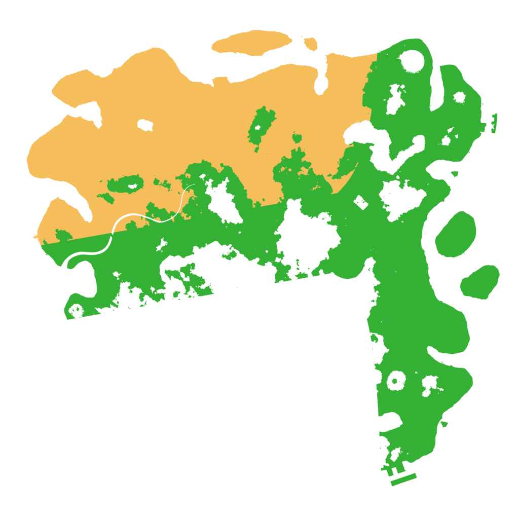 Biome Rust Map: Procedural Map, Size: 4000, Seed: 798215801