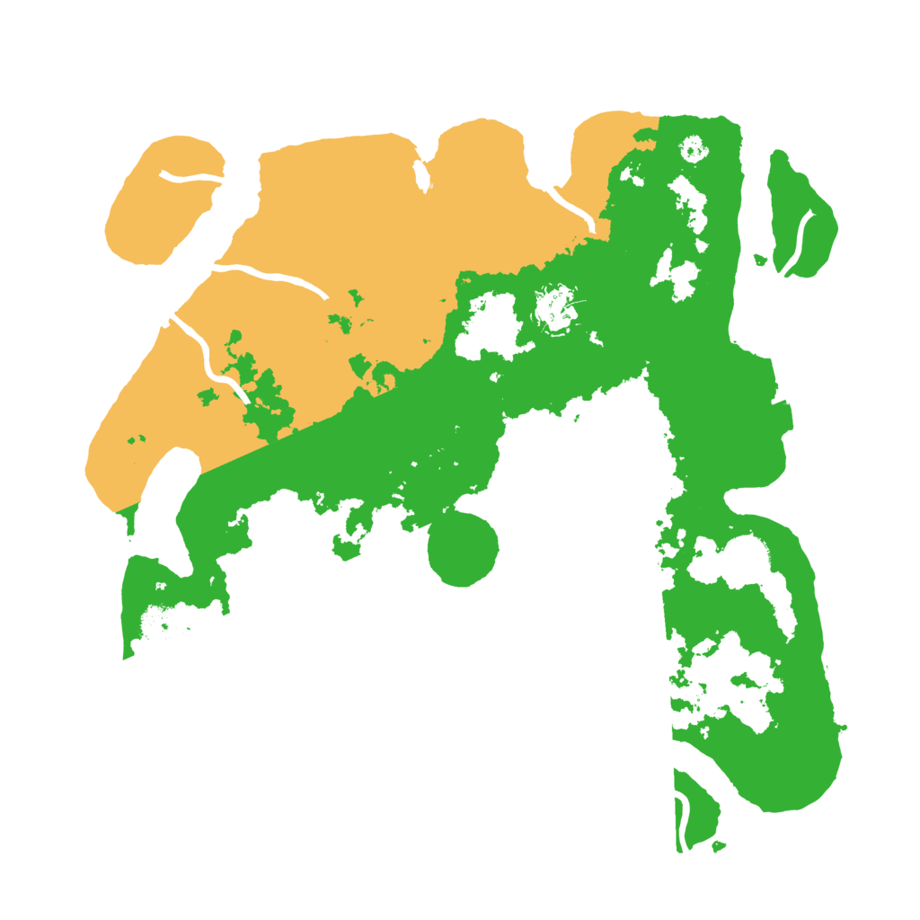 Biome Rust Map: Procedural Map, Size: 3500, Seed: 645671440