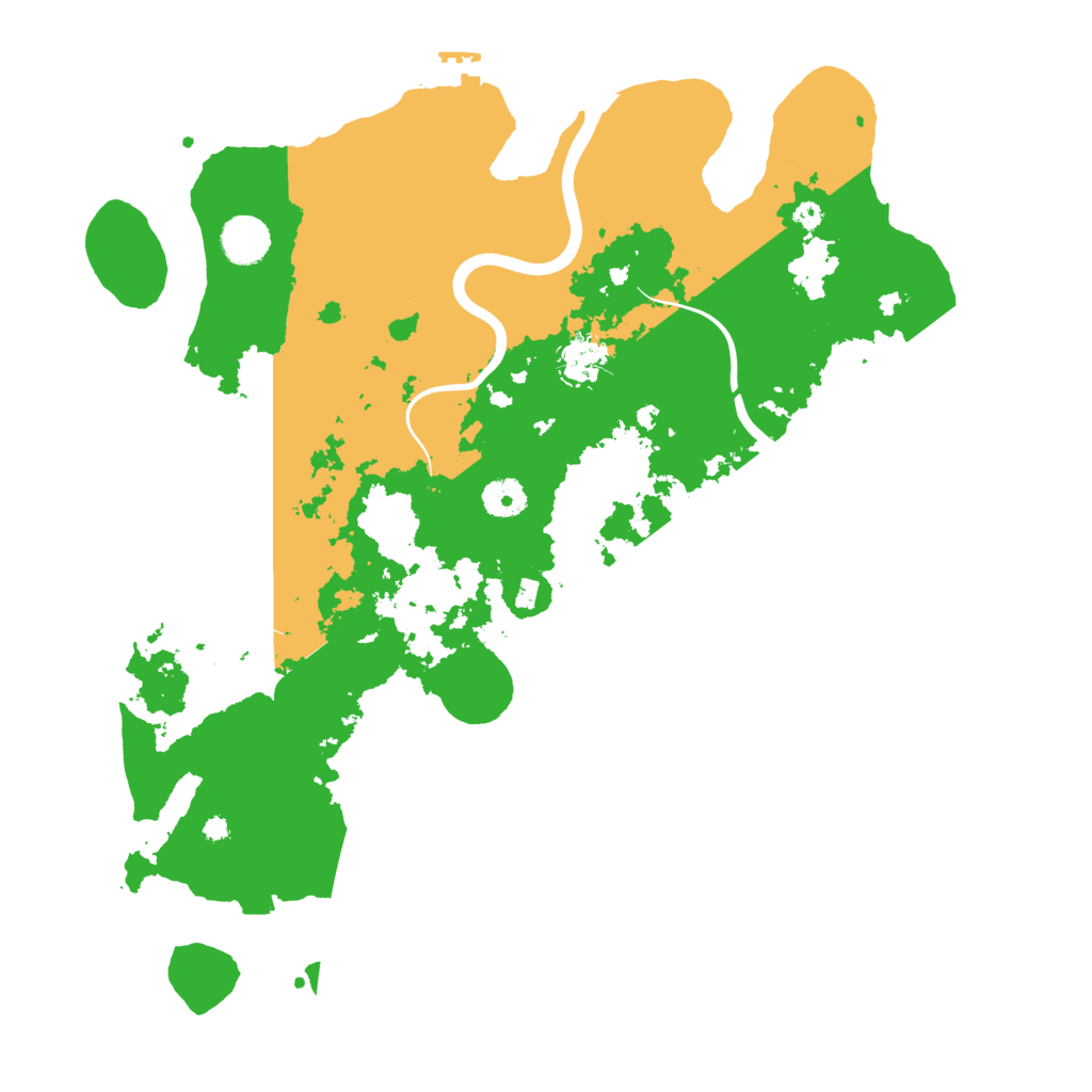 Biome Rust Map: Procedural Map, Size: 3950, Seed: 837875363