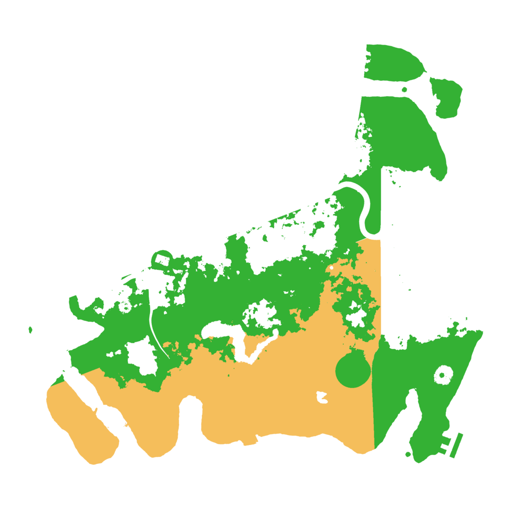 Biome Rust Map: Procedural Map, Size: 4000, Seed: 131313