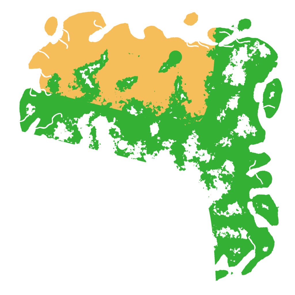 Biome Rust Map: Procedural Map, Size: 6000, Seed: 159286728
