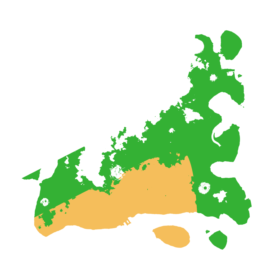 Biome Rust Map: Procedural Map, Size: 3500, Seed: 1675522496