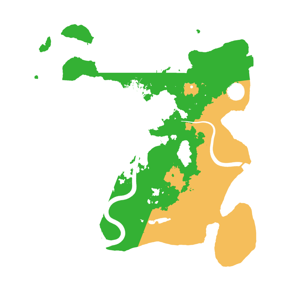 Biome Rust Map: Procedural Map, Size: 3000, Seed: 185513451
