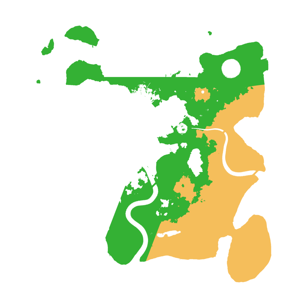 Biome Rust Map: Procedural Map, Size: 3000, Seed: 185513451