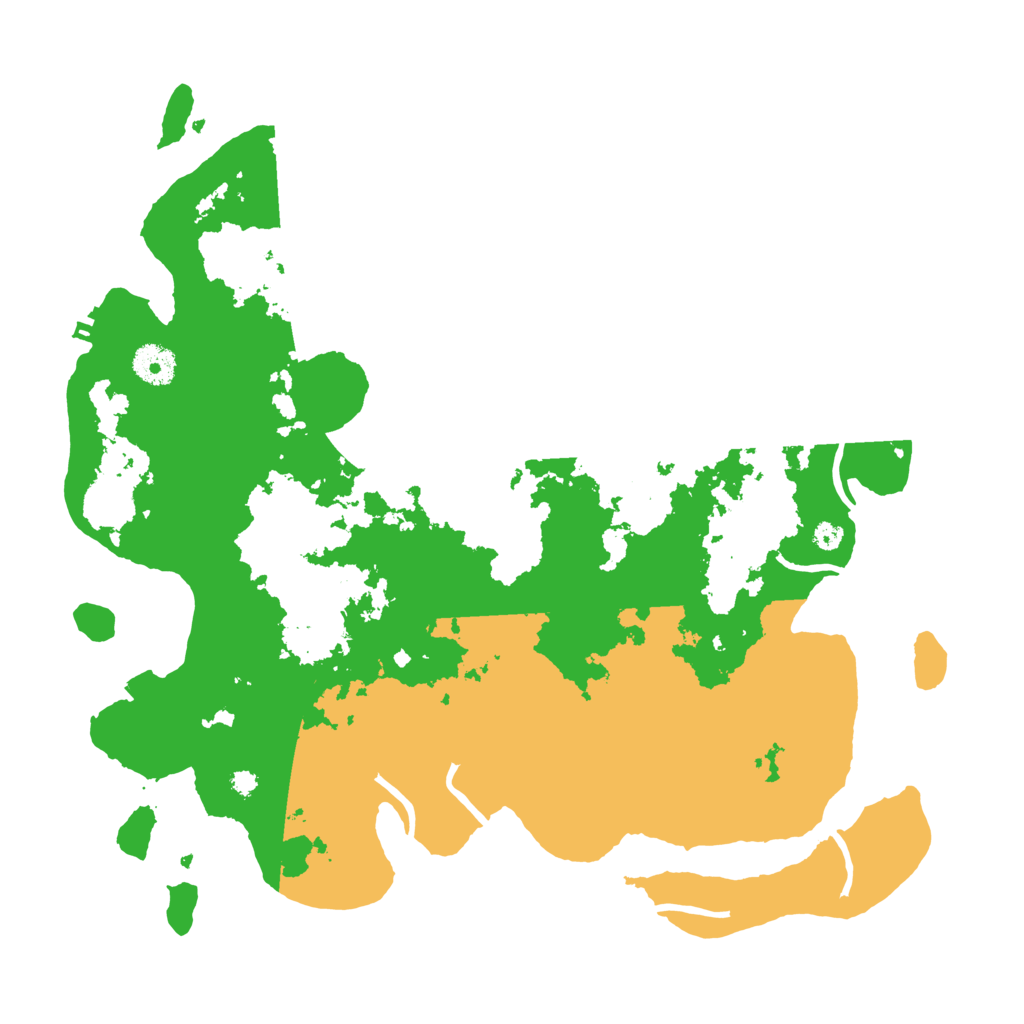 Biome Rust Map: Procedural Map, Size: 3700, Seed: 2129716410