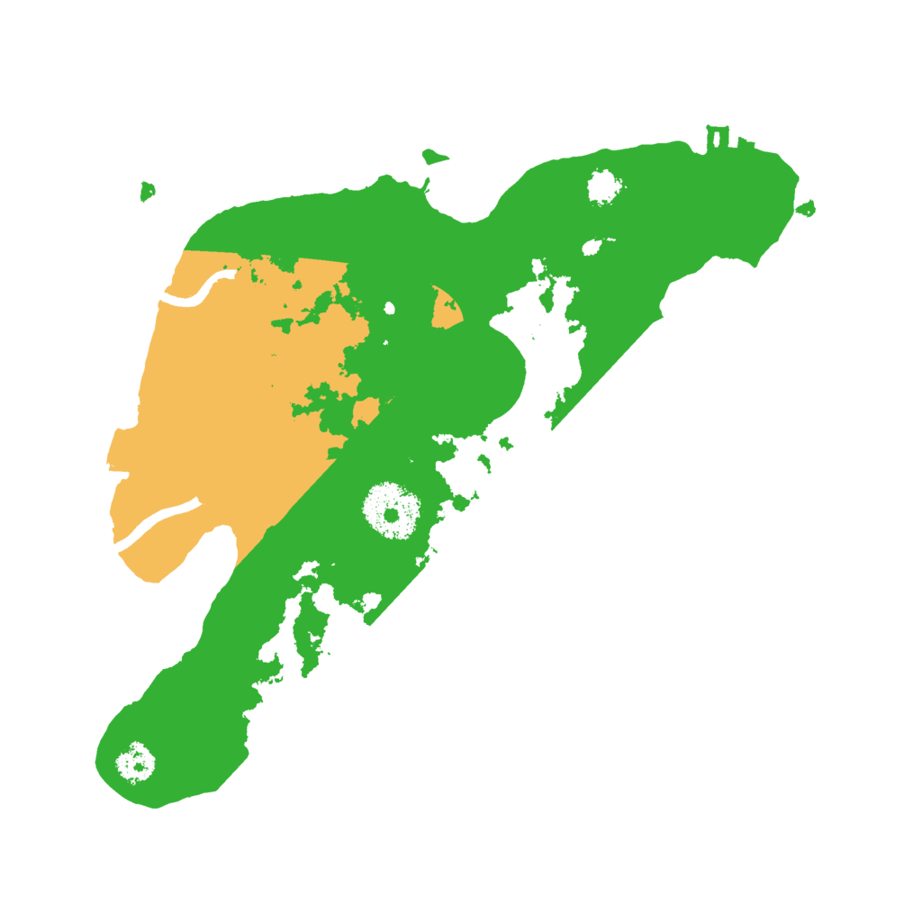 Biome Rust Map: Procedural Map, Size: 2500, Seed: 6747