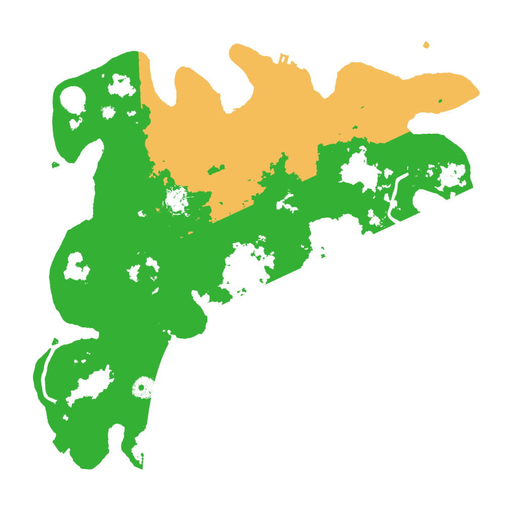 Biome Rust Map: Procedural Map, Size: 3600, Seed: 876692131