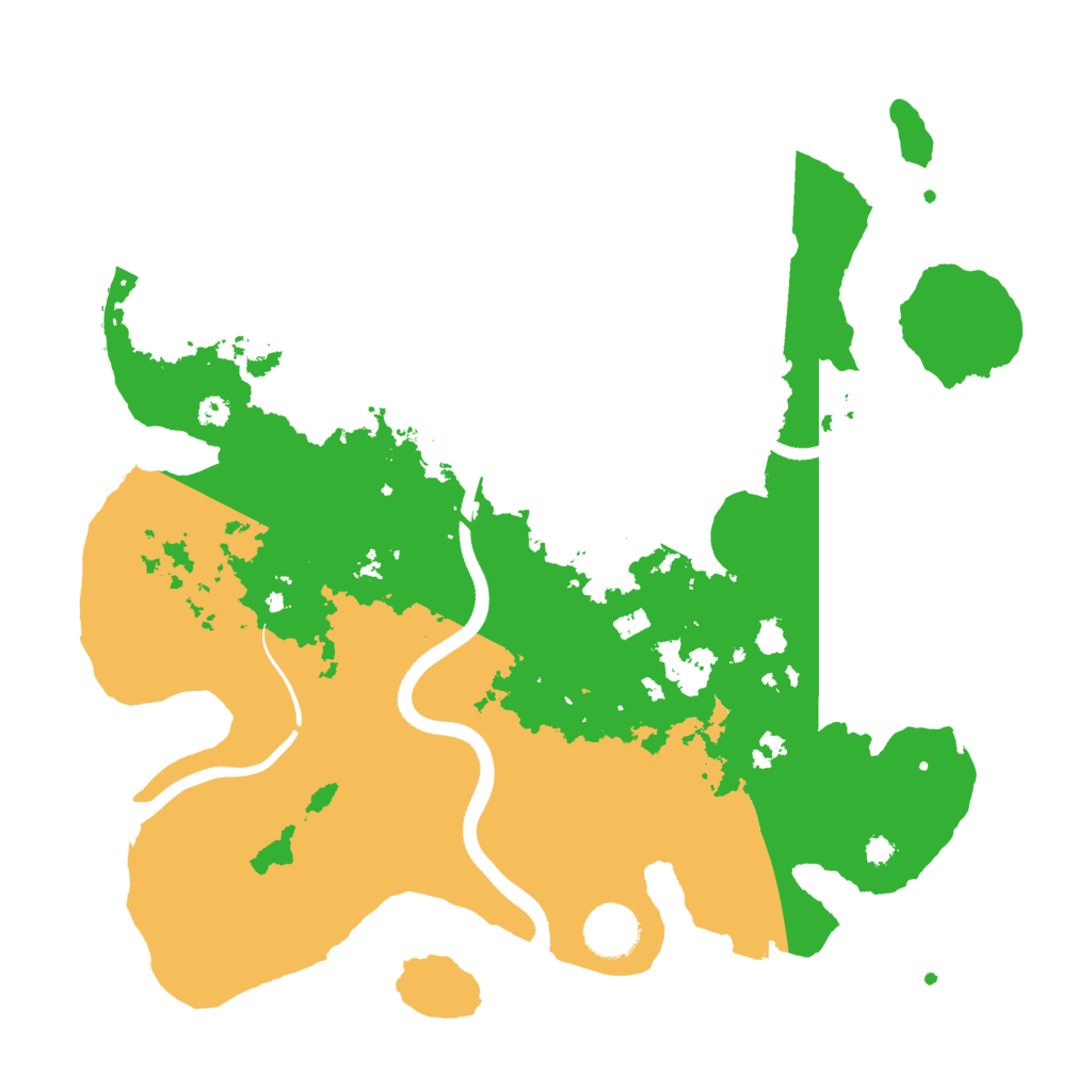 Biome Rust Map: Procedural Map, Size: 3500, Seed: 646662158