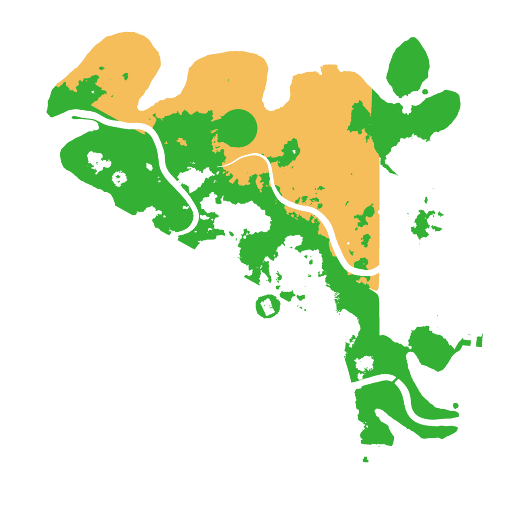 Biome Rust Map: Procedural Map, Size: 3500, Seed: 1130187894
