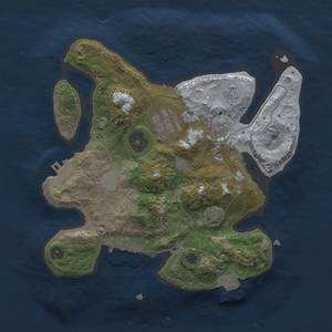 Thumbnail Rust Map: Procedural Map, Size: 2500, Seed: 100256823, 9 Monuments