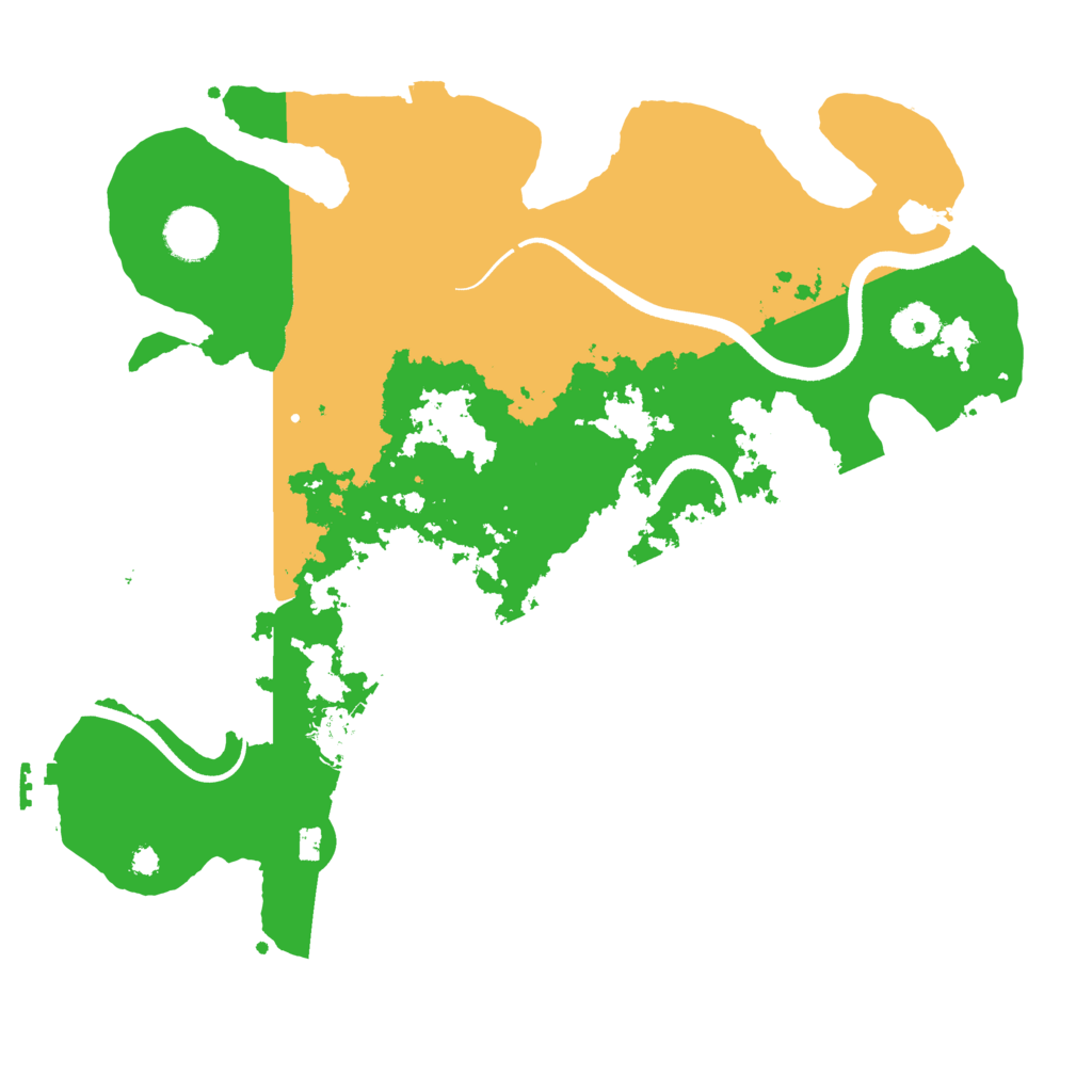 Biome Rust Map: Procedural Map, Size: 3550, Seed: 23248392