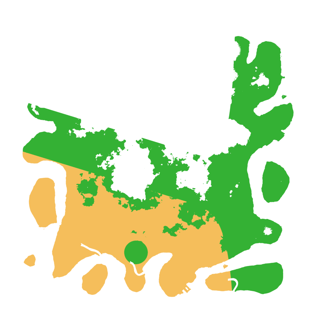 Biome Rust Map: Procedural Map, Size: 3600, Seed: 39971723