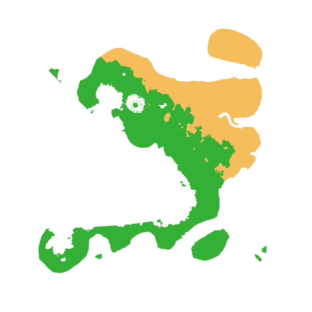 Biome Rust Map: Procedural Map, Size: 2500, Seed: 1777260660