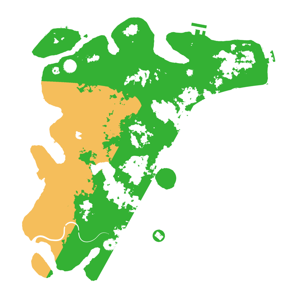 Biome Rust Map: Procedural Map, Size: 4000, Seed: 23048675