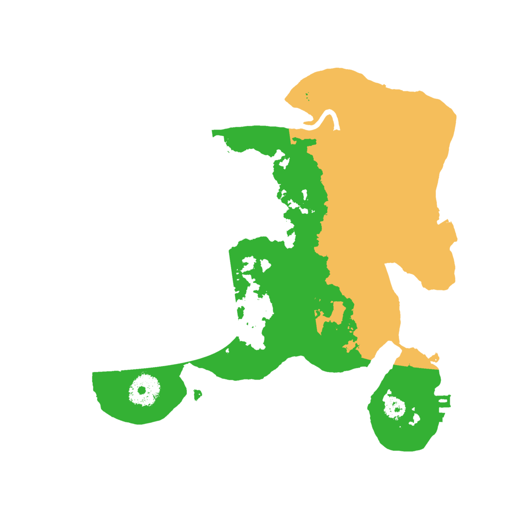 Biome Rust Map: Procedural Map, Size: 2500, Seed: 861797949