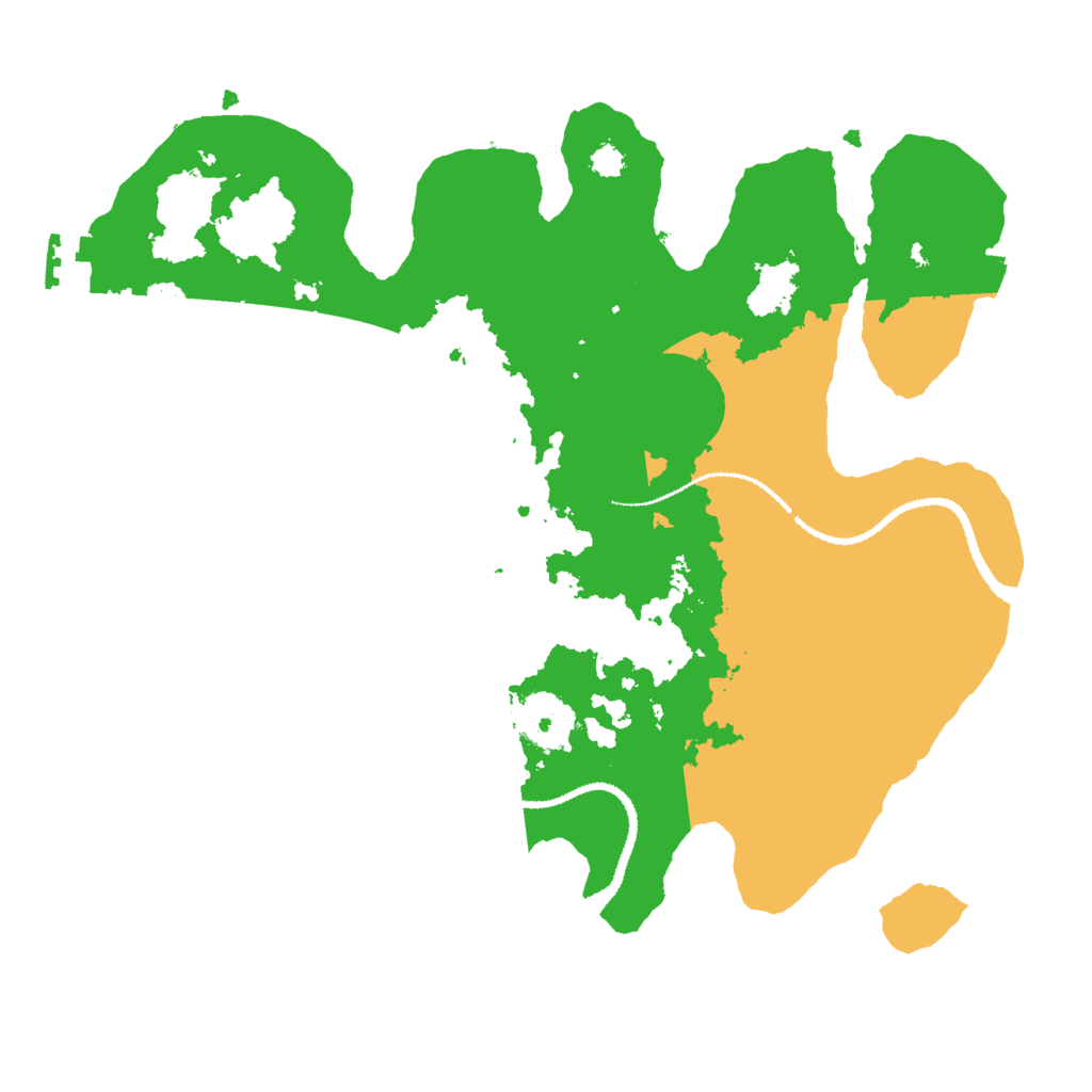 Biome Rust Map: Procedural Map, Size: 3000, Seed: 2102227929