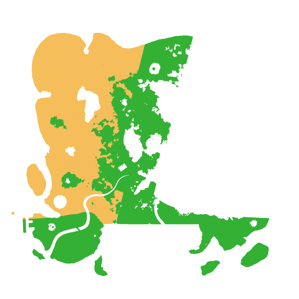 Biome Rust Map: Procedural Map, Size: 4000, Seed: 500600