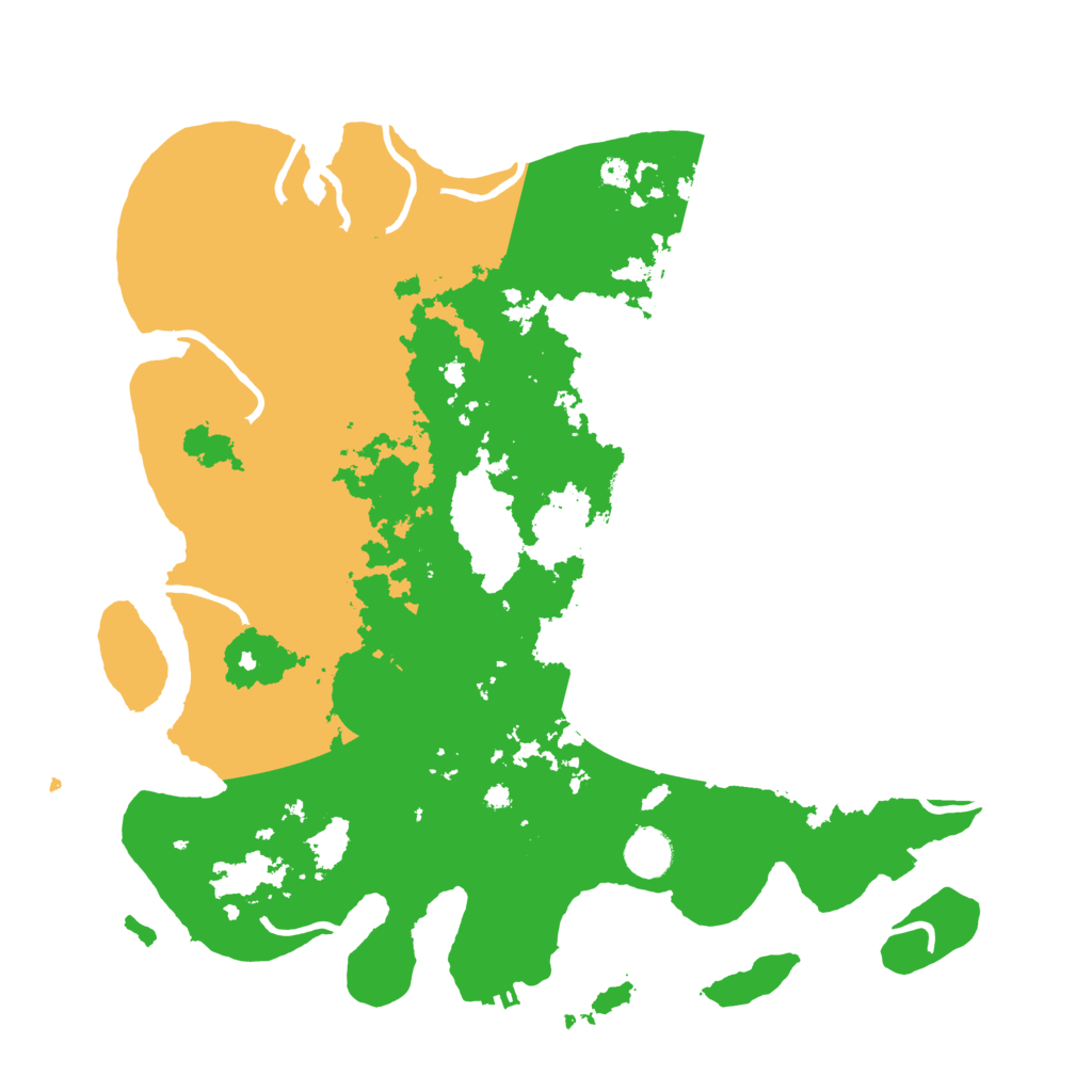 Biome Rust Map: Procedural Map, Size: 4000, Seed: 500600