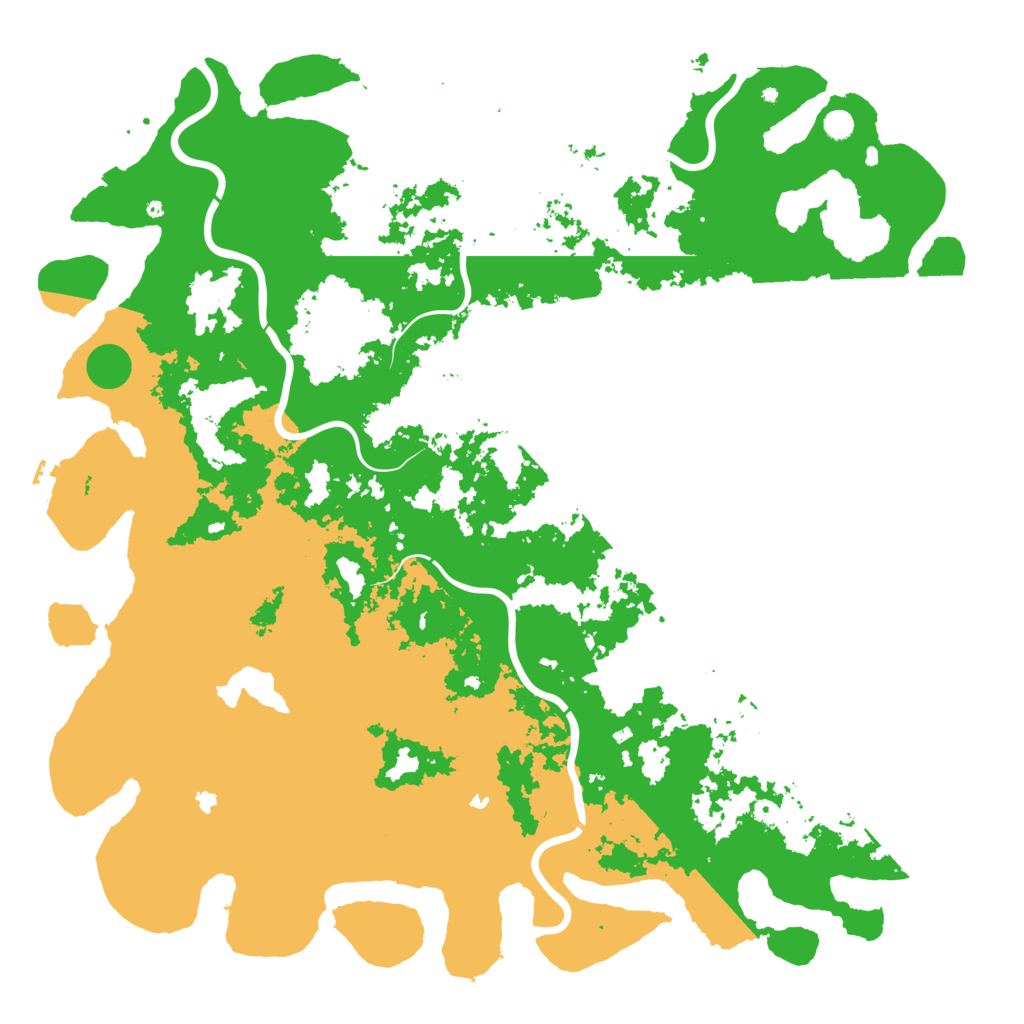 Biome Rust Map: Procedural Map, Size: 6000, Seed: 1626471886