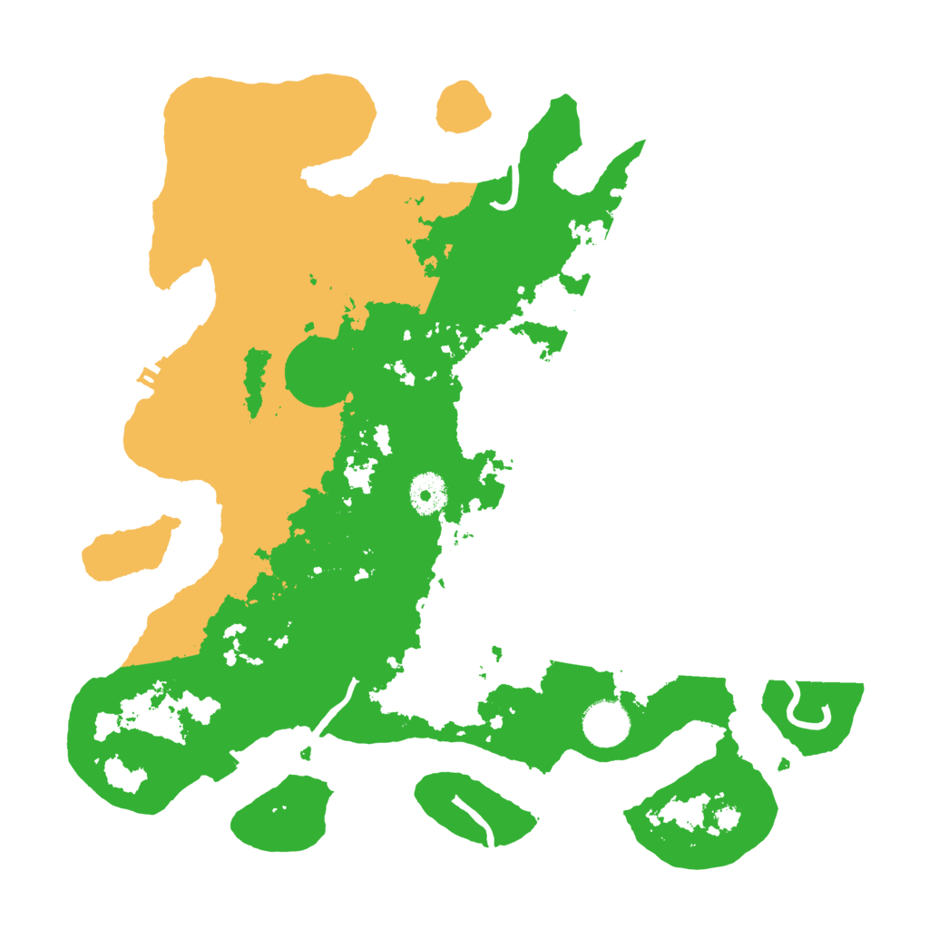 Biome Rust Map: Procedural Map, Size: 3500, Seed: 1683304125