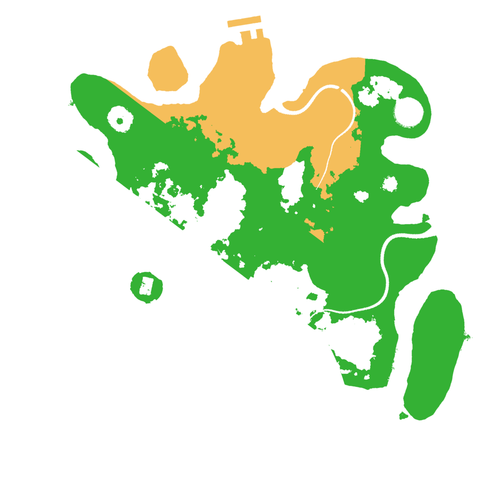 Biome Rust Map: Procedural Map, Size: 3000, Seed: 81272