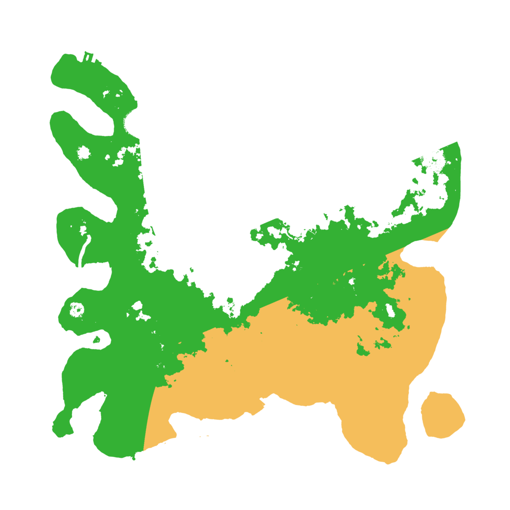 Biome Rust Map: Procedural Map, Size: 3500, Seed: 748137823