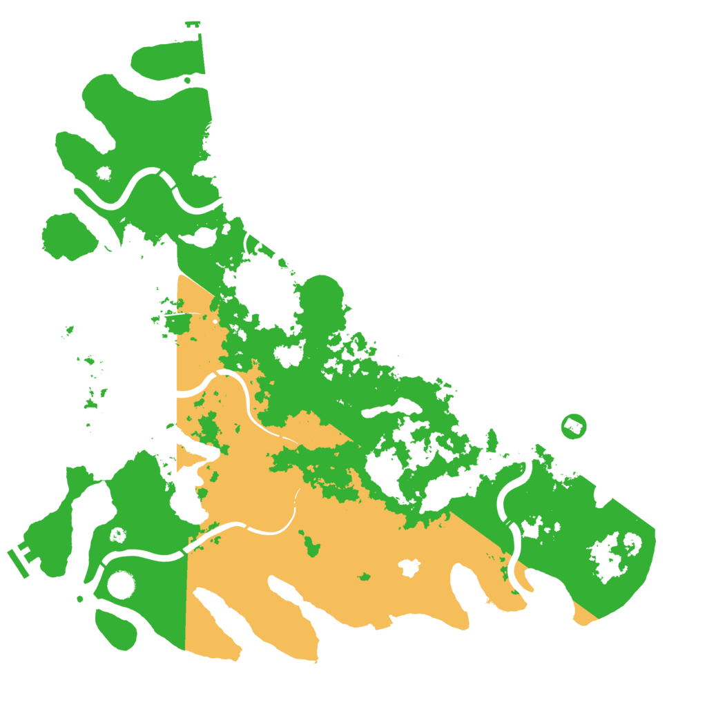 Biome Rust Map: Procedural Map, Size: 4500, Seed: 704568159