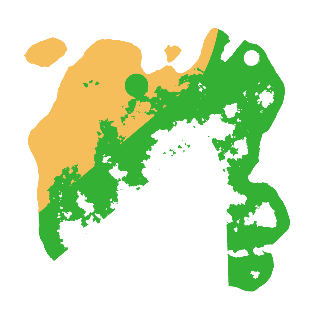 Biome Rust Map: Barren, Size: 3500, Seed: 1189306020