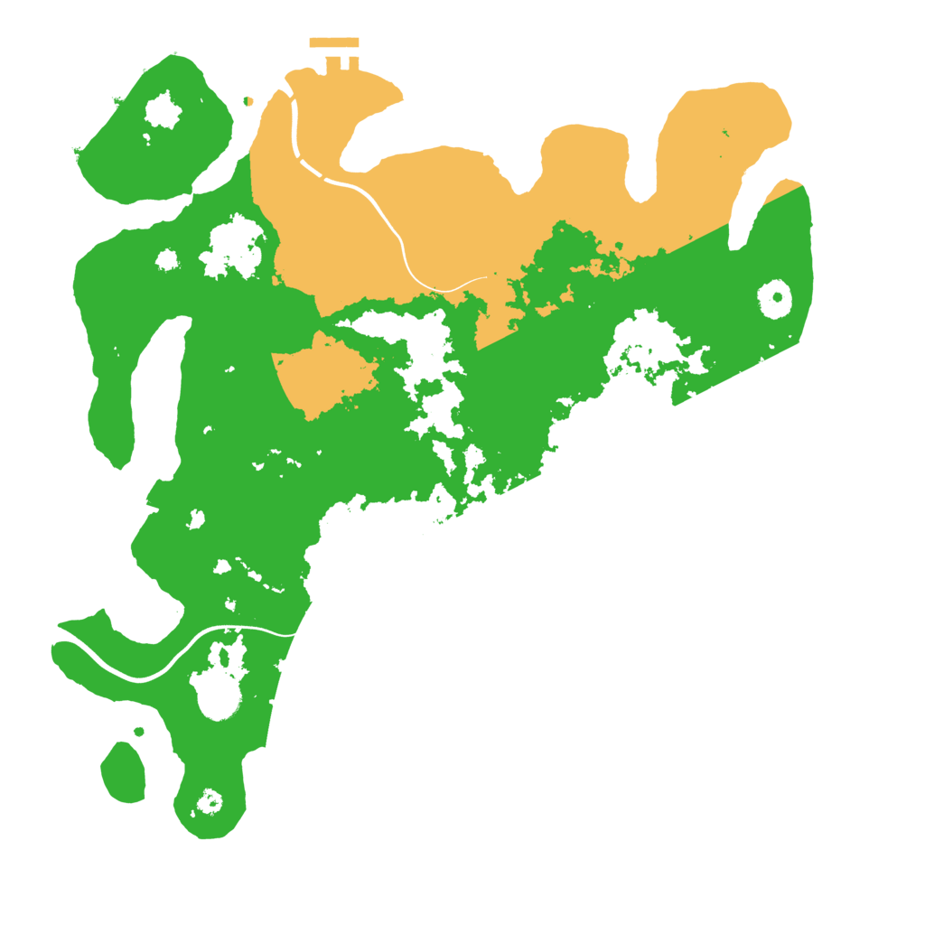 Biome Rust Map: Procedural Map, Size: 3800, Seed: 97813959