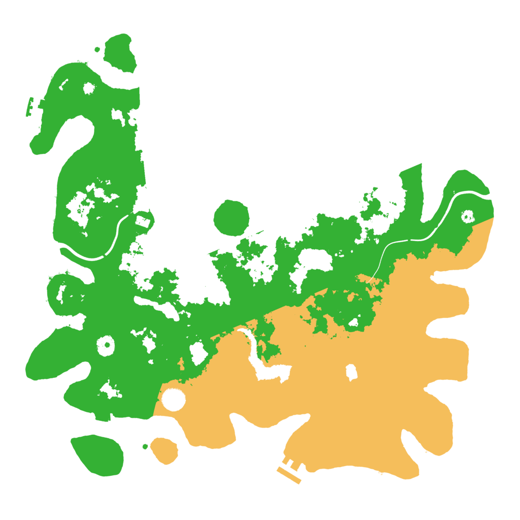 Biome Rust Map: Procedural Map, Size: 4000, Seed: 1029937868