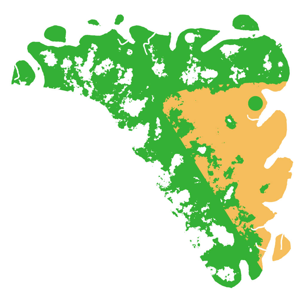 Biome Rust Map: Procedural Map, Size: 5500, Seed: 666123